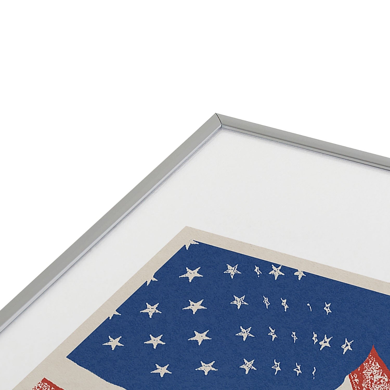 DENY Designs Stars n Stripes Semiquincentennial Metal Framed Art Print