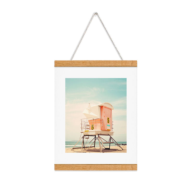 Bree Madden Beach Tower 5 Art Print