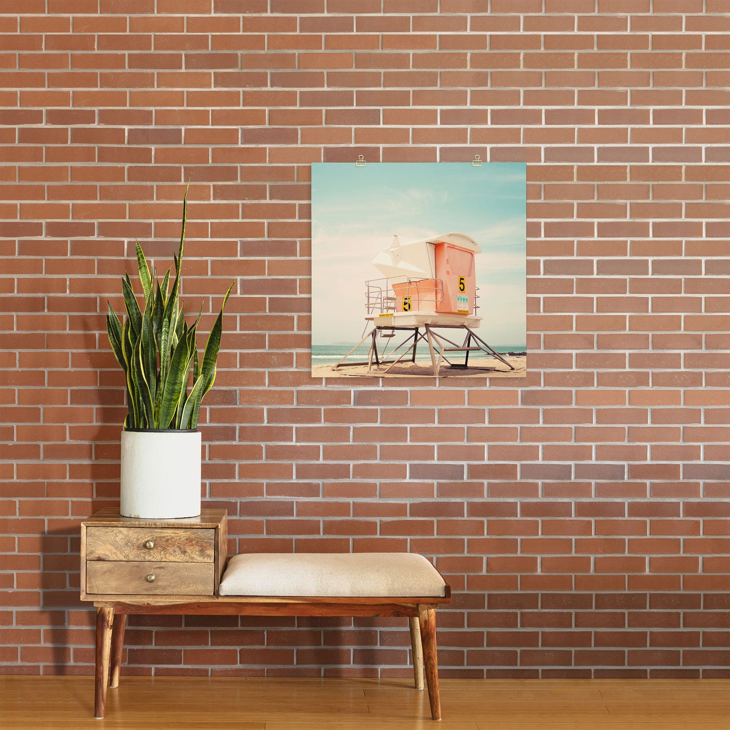 Bree Madden Beach Tower 5 Art Print