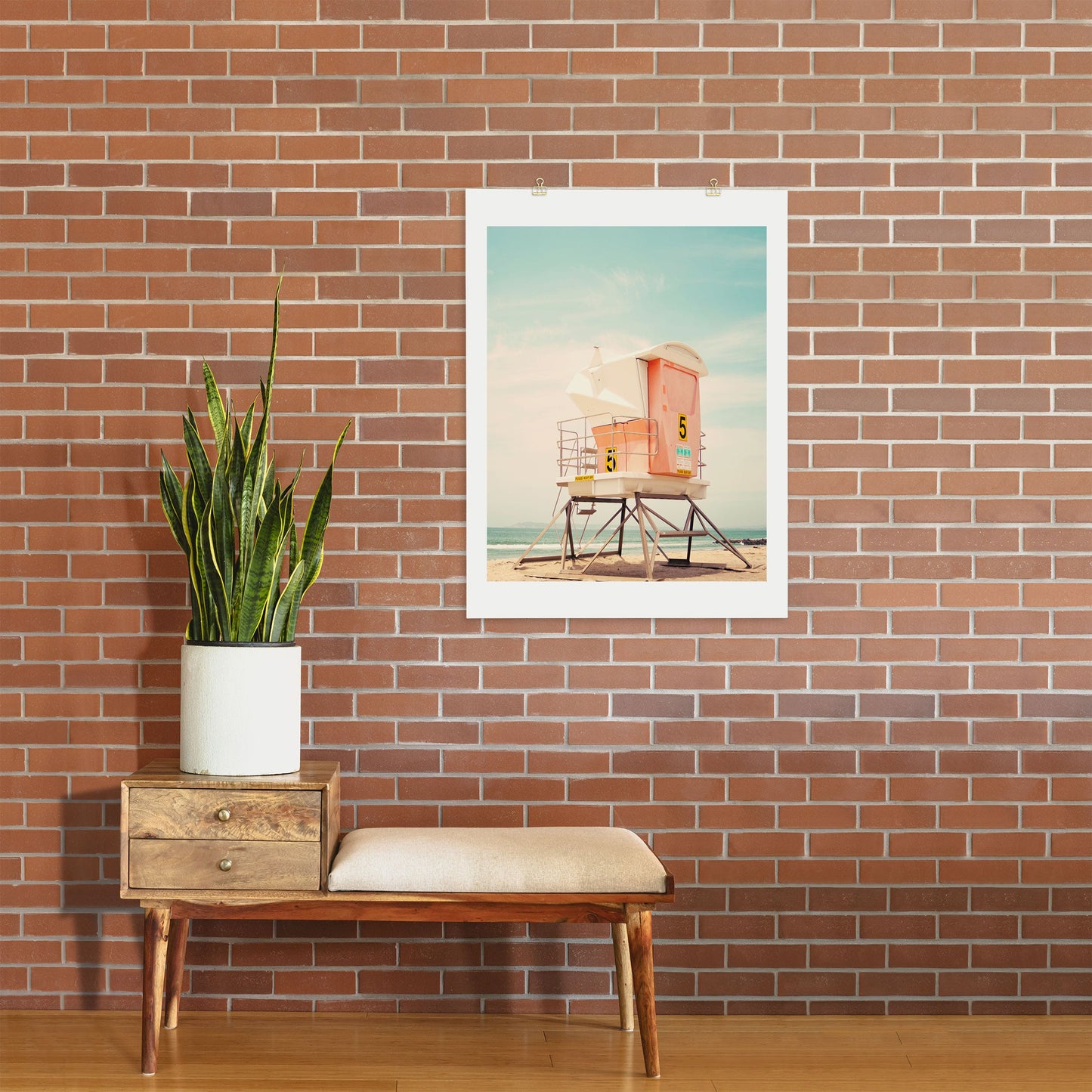 Bree Madden Beach Tower 5 Art Print