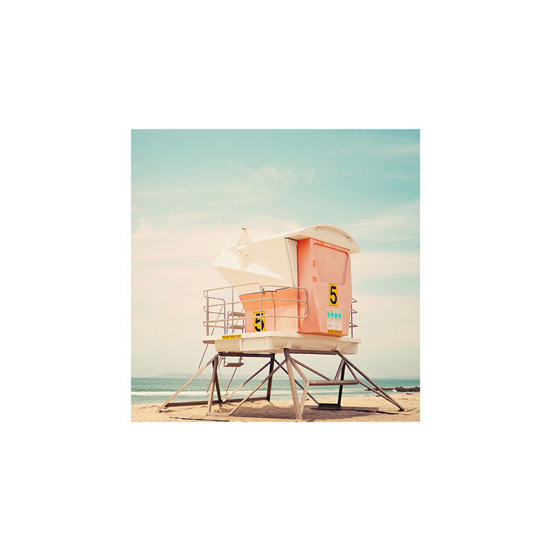 Bree Madden Beach Tower 5 Art Print