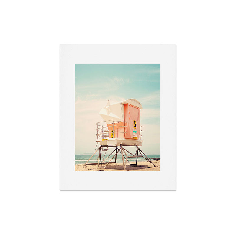 Bree Madden Beach Tower 5 Art Print