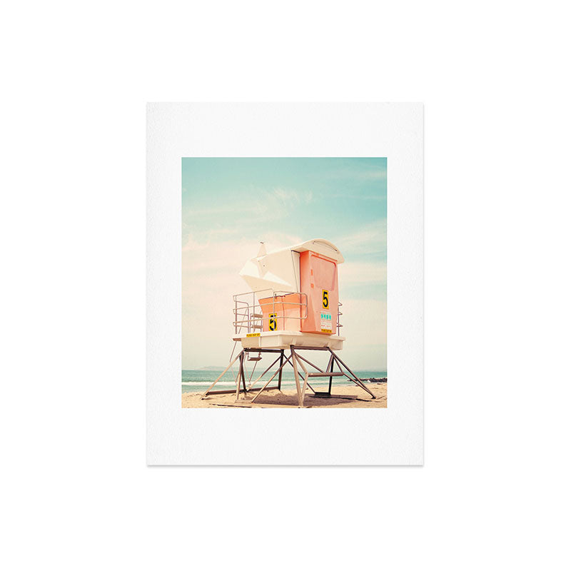 Bree Madden Beach Tower 5 Art Print