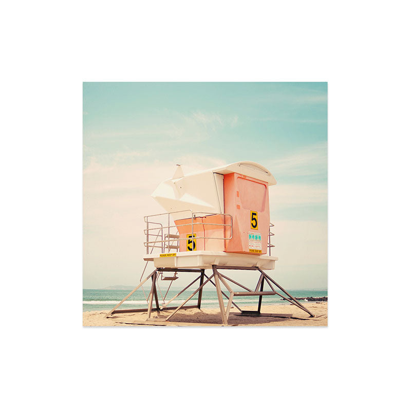 Bree Madden Beach Tower 5 Art Print