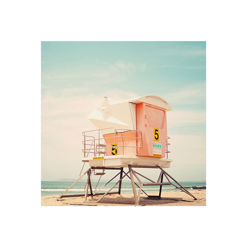 Bree Madden Beach Tower 5 Art Print