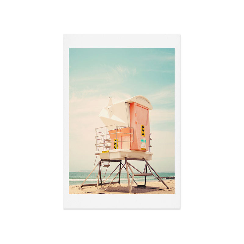 Bree Madden Beach Tower 5 Art Print