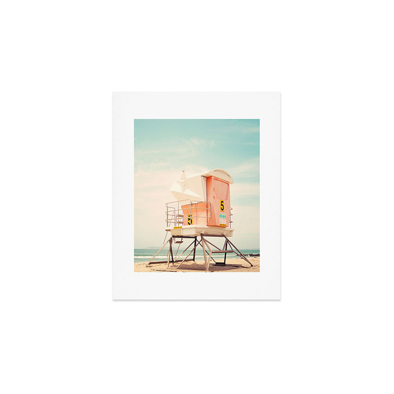 Bree Madden Beach Tower 5 Art Print