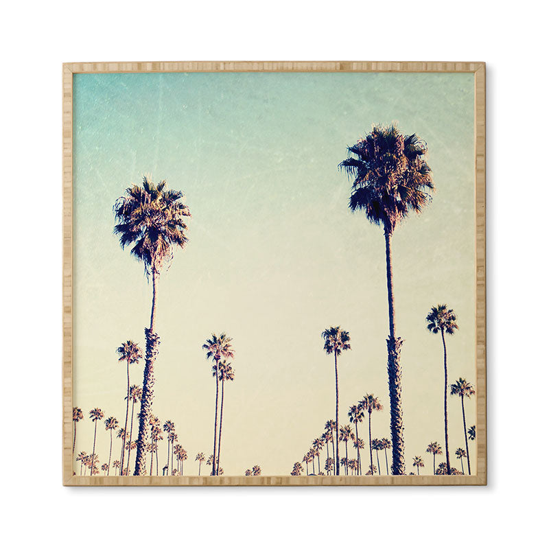 Bree Madden California Palm Trees Framed Wall Art