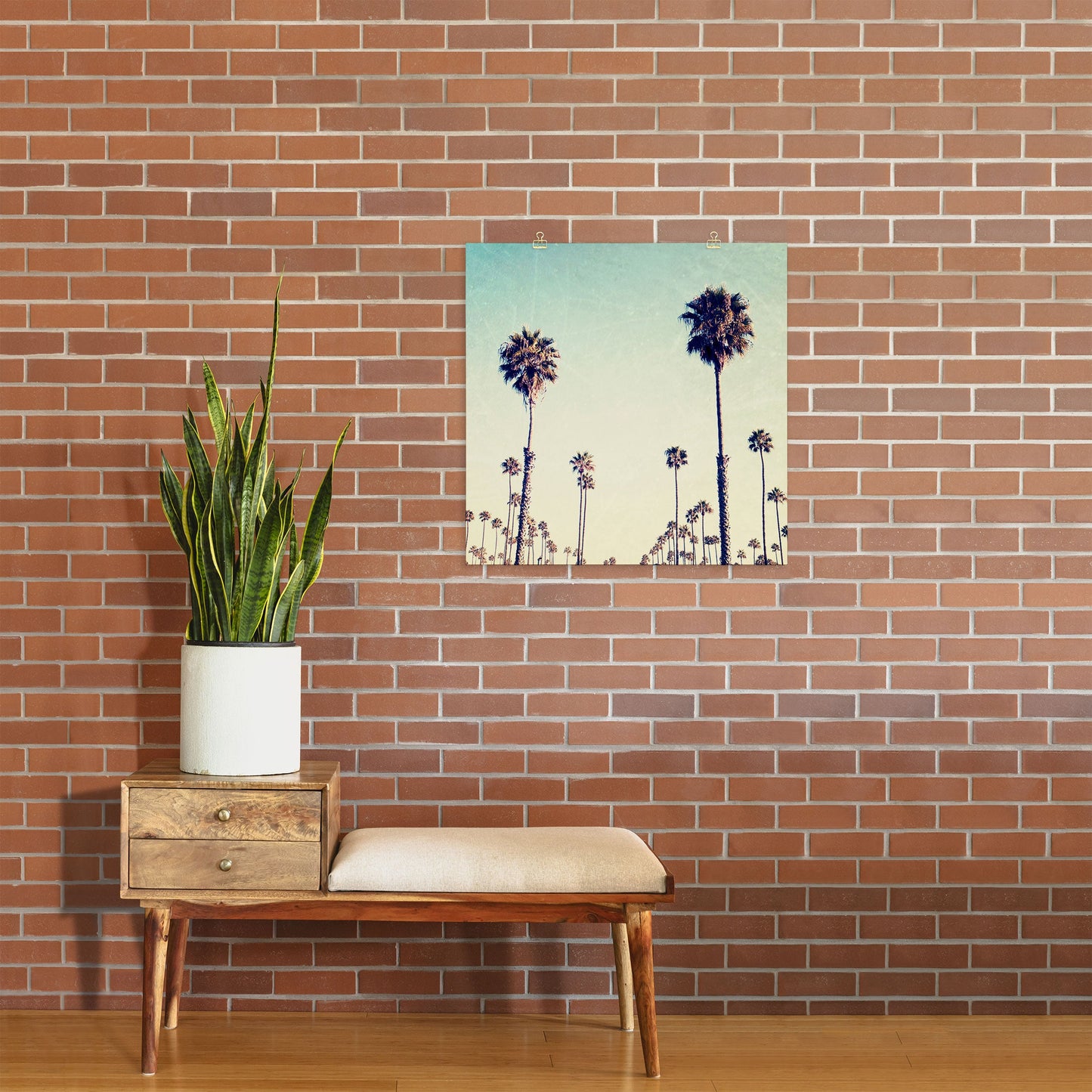 Bree Madden California Palm Trees Art Print