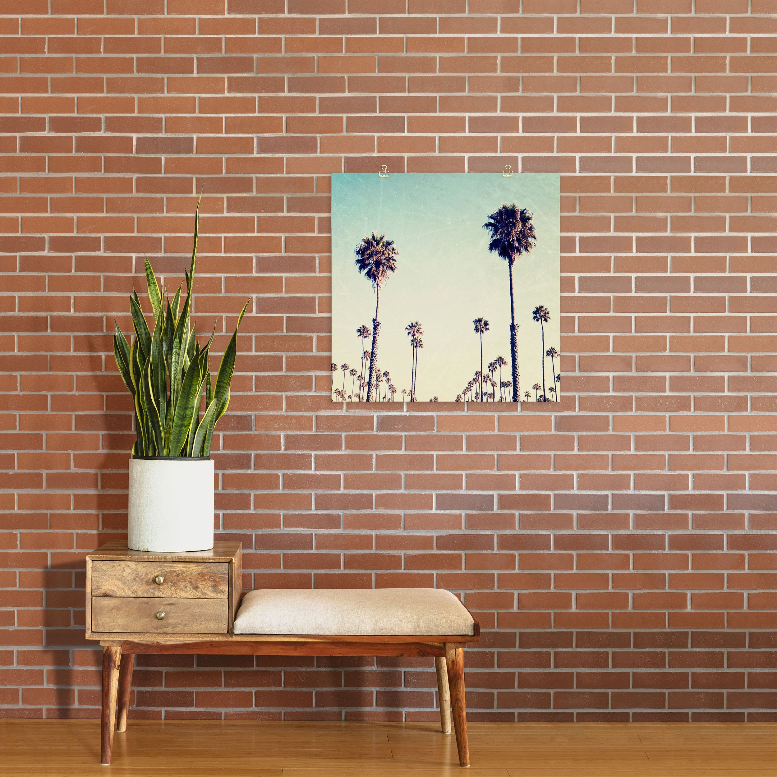 Bree Madden California Palm Trees Art Print