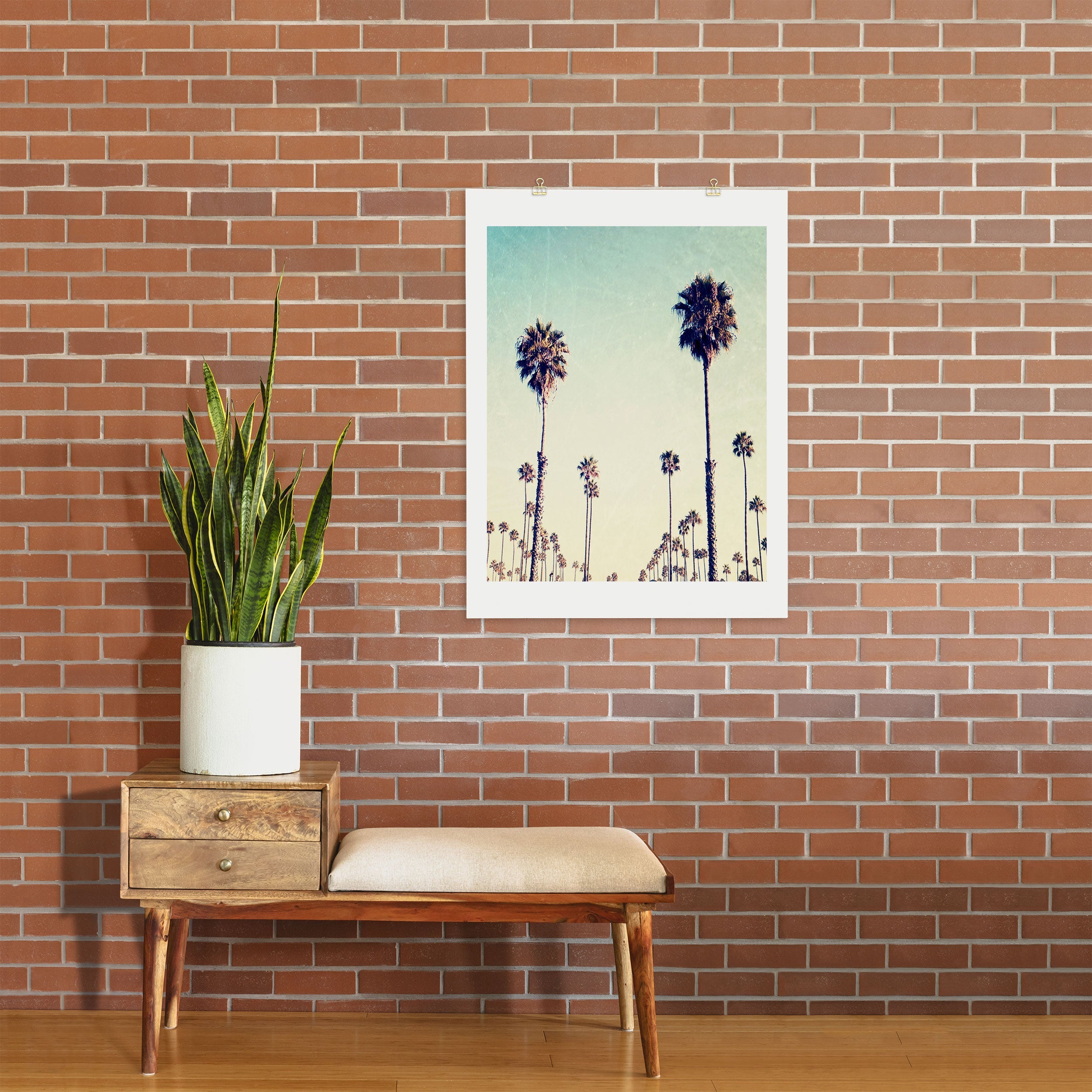 Bree Madden California Palm Trees Art Print