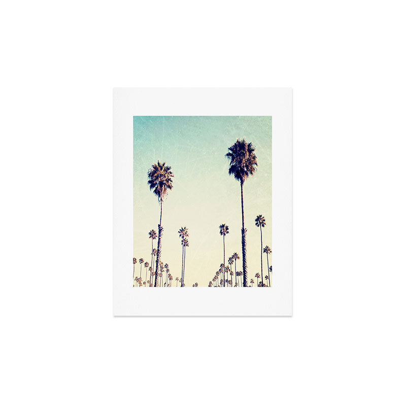Bree Madden California Palm Trees Art Print
