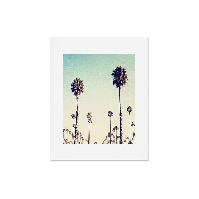 Bree Madden California Palm Trees Art Print