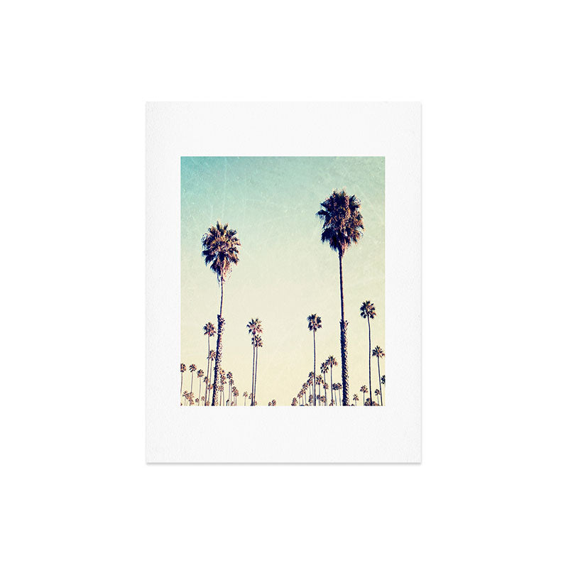 Bree Madden California Palm Trees Art Print