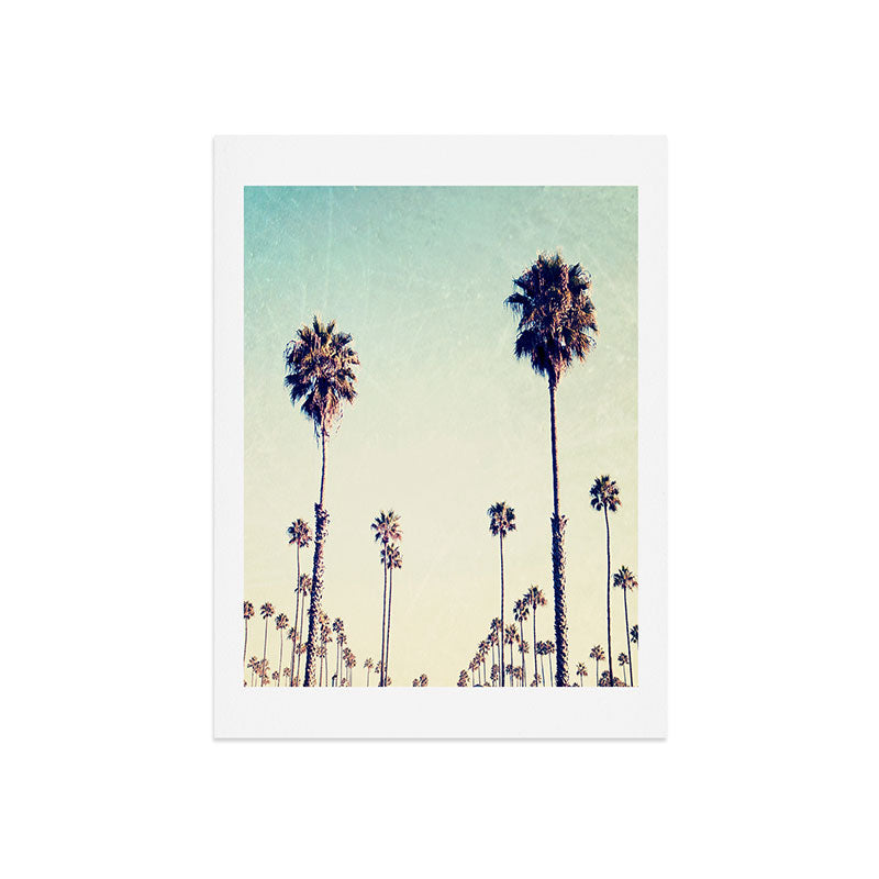 Bree Madden California Palm Trees Art Print