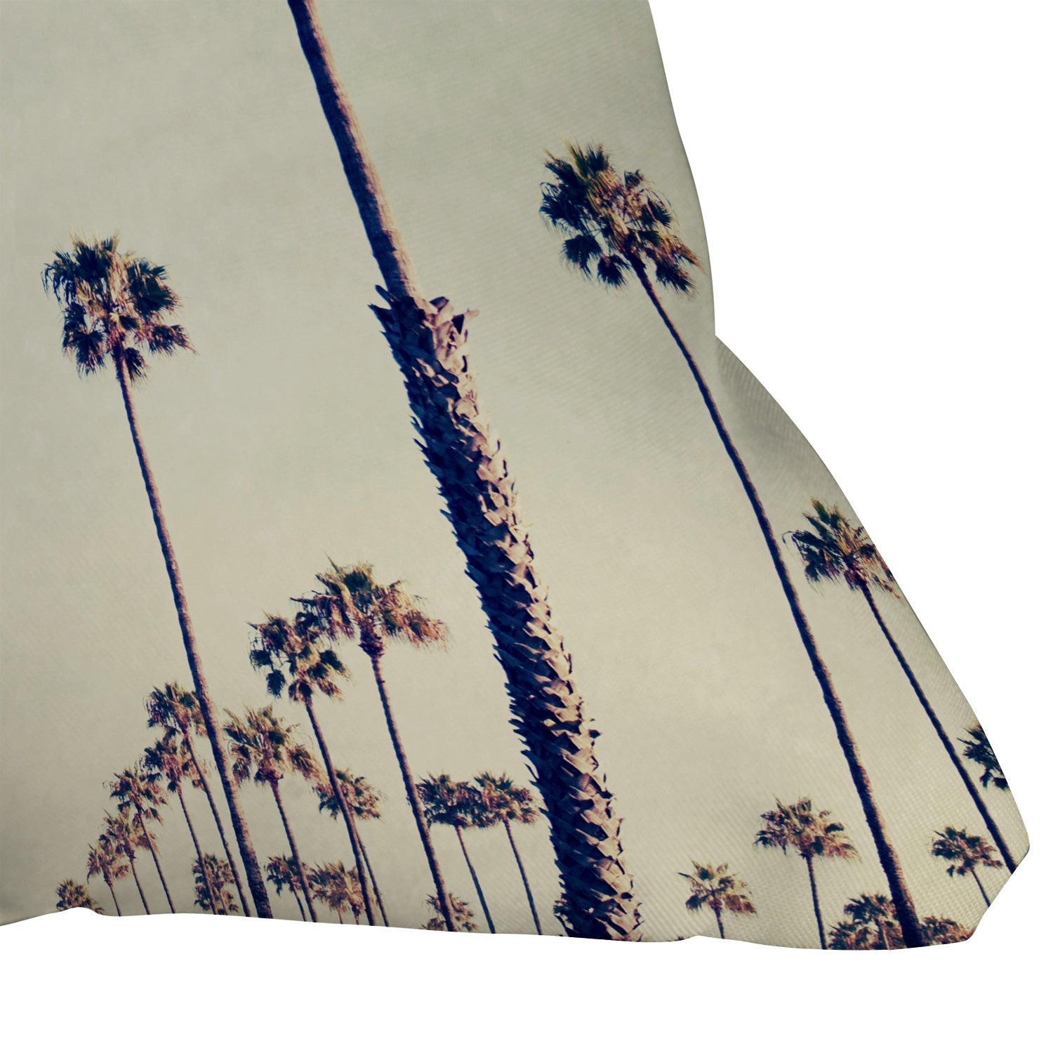 Bree Madden California Palm Trees Outdoor Throw Pillow