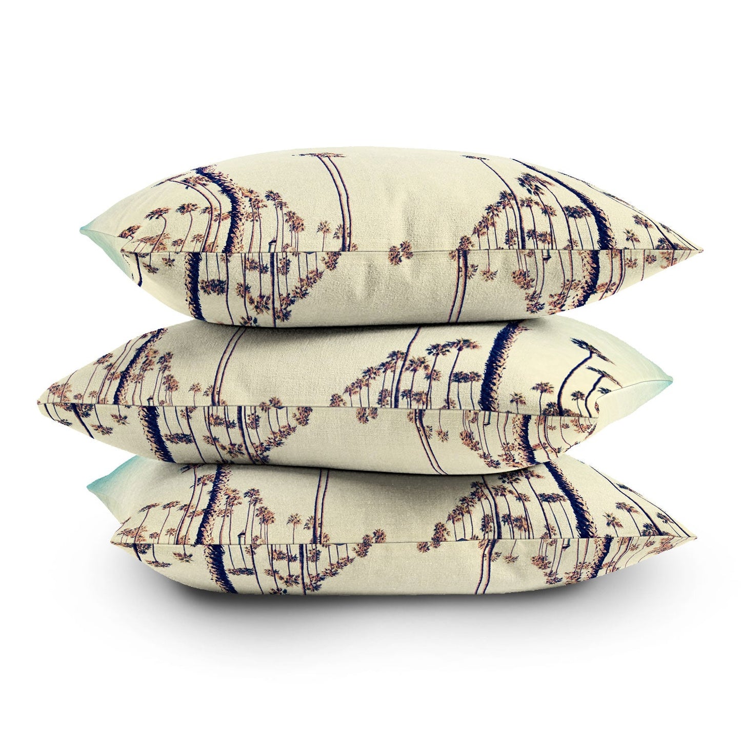 Bree Madden California Palm Trees Outdoor Throw Pillow