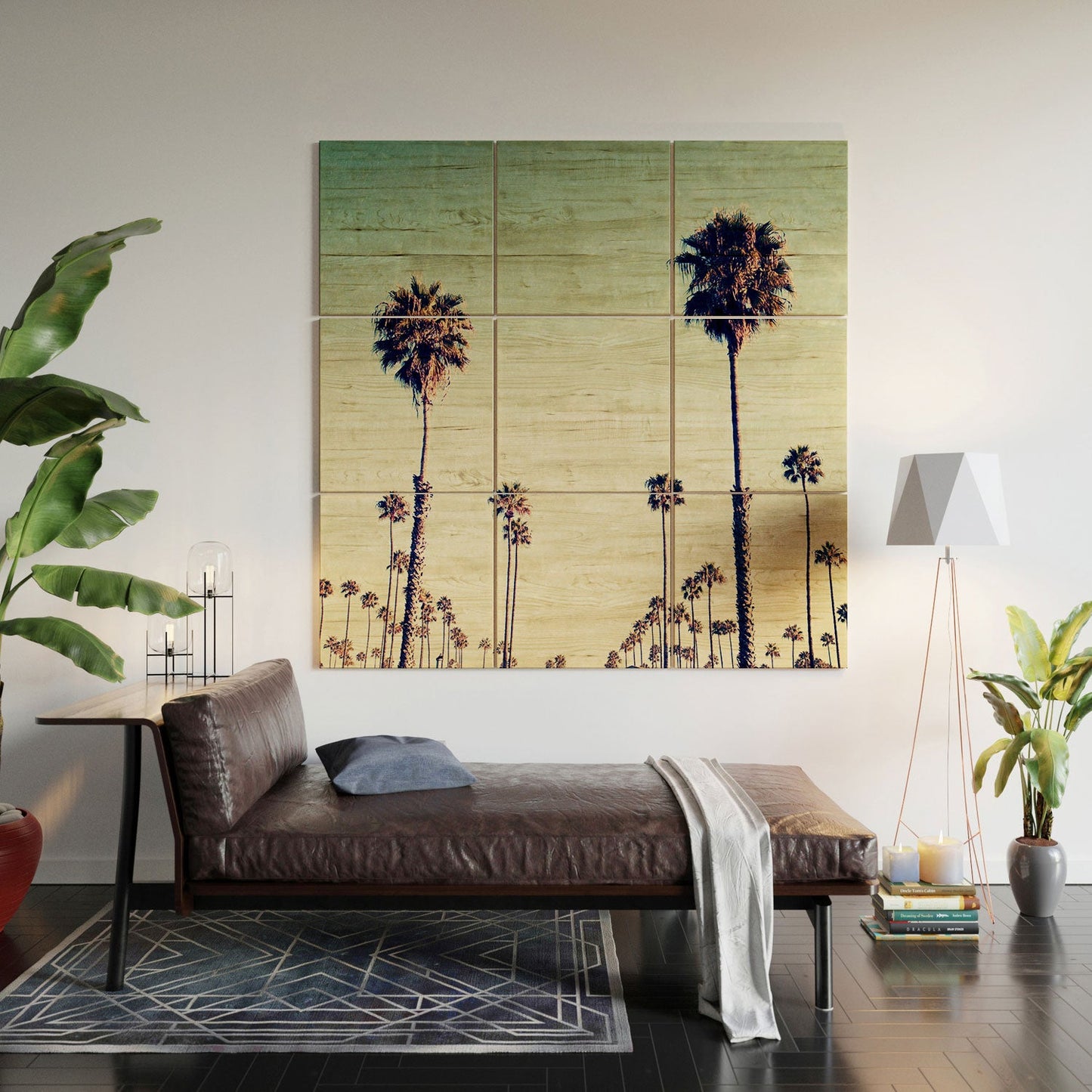 Bree Madden California Palm Trees Wood Wall Mural