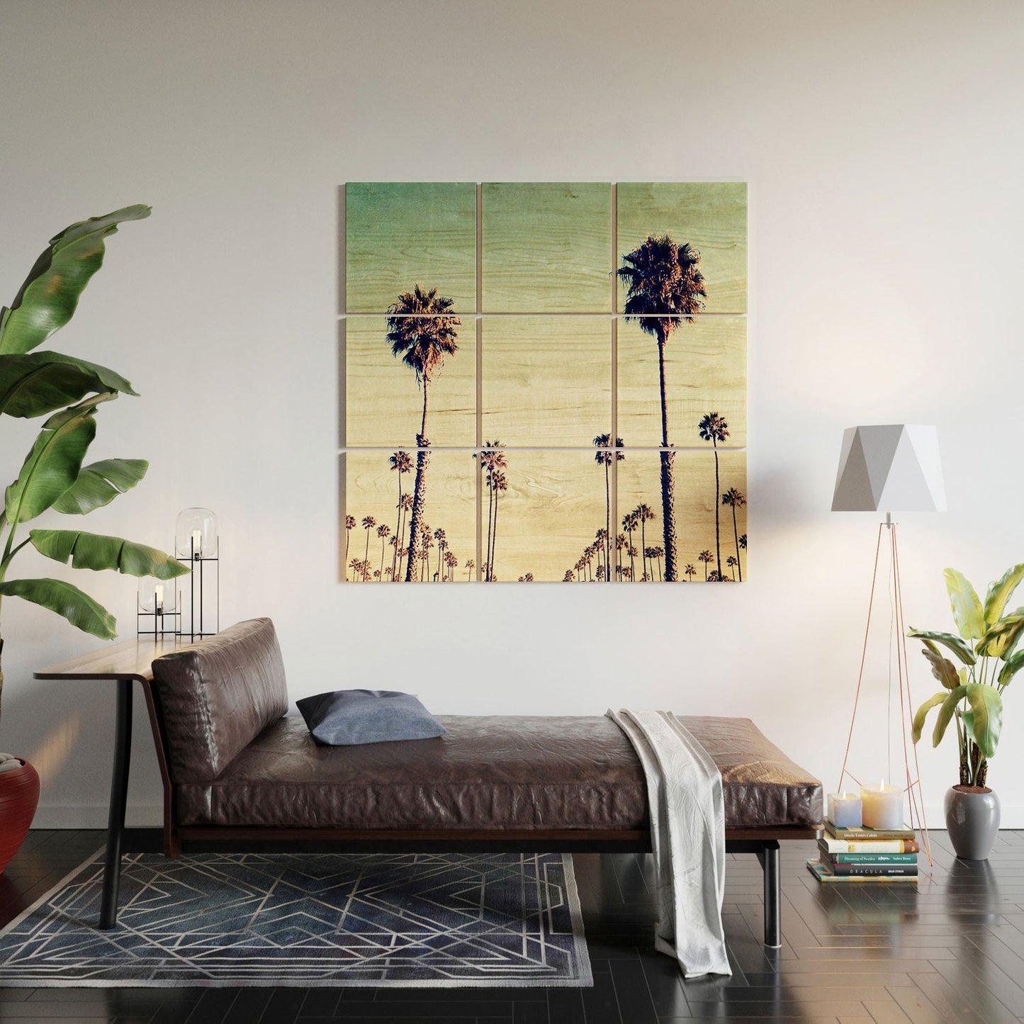 Bree Madden California Palm Trees Wood Wall Mural