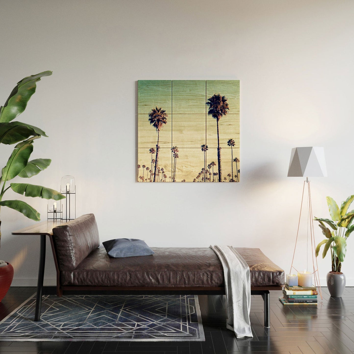 Bree Madden California Palm Trees Wood Wall Mural