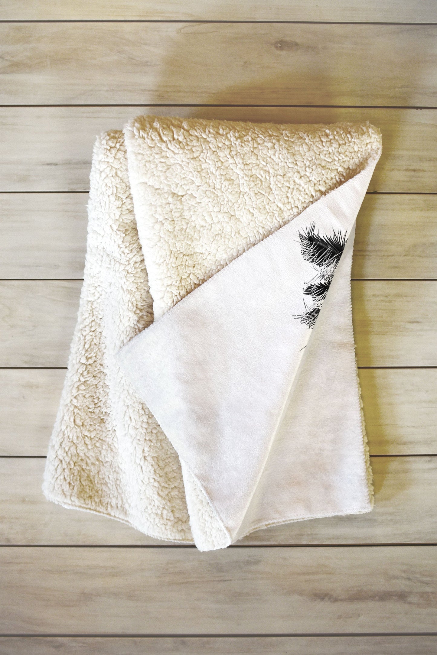 Bree Madden Five Palms Fleece Throw Blanket