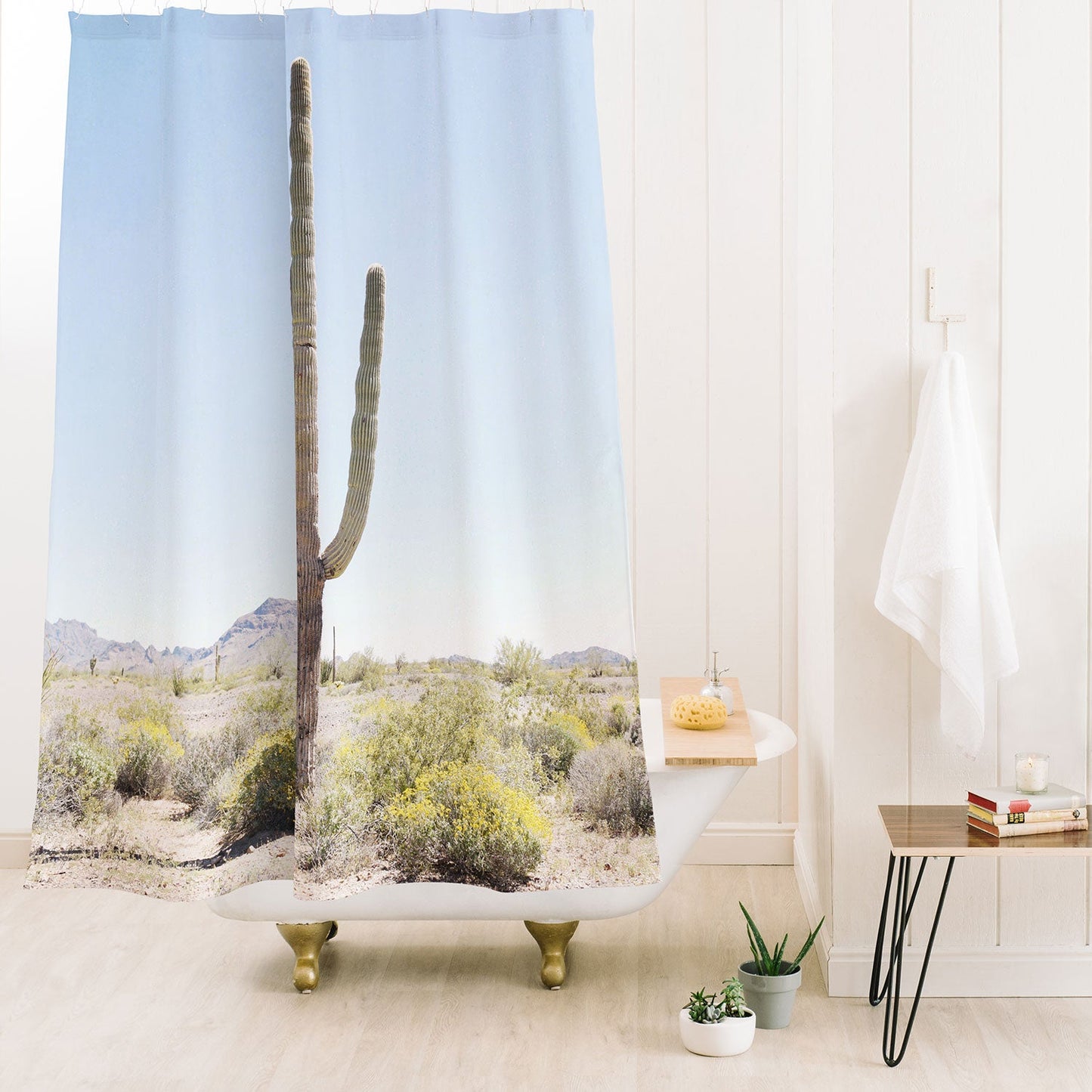 Bree Madden Lone Cactus Shower Curtain
