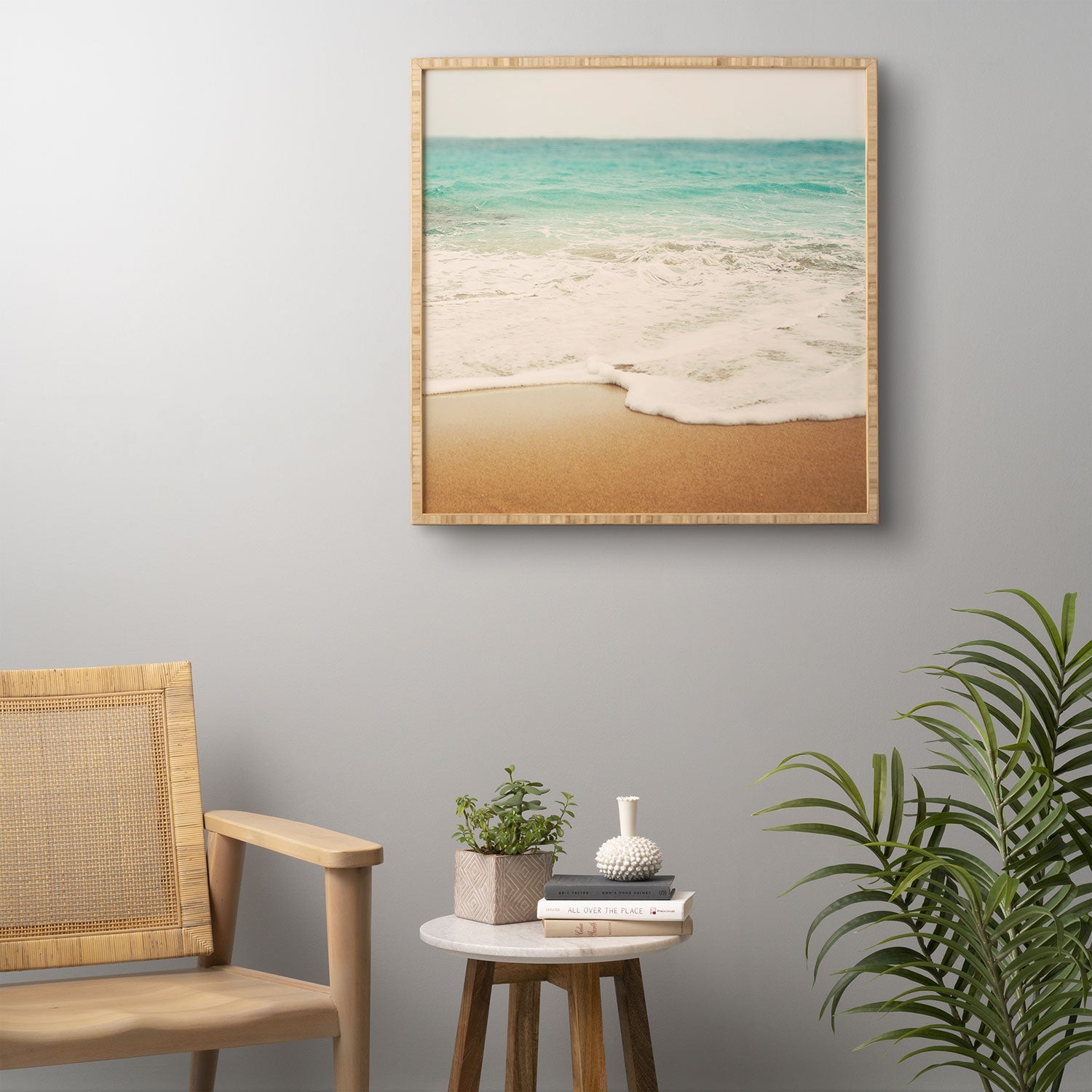 Bree Madden Ombre Beach Framed Wall Art
