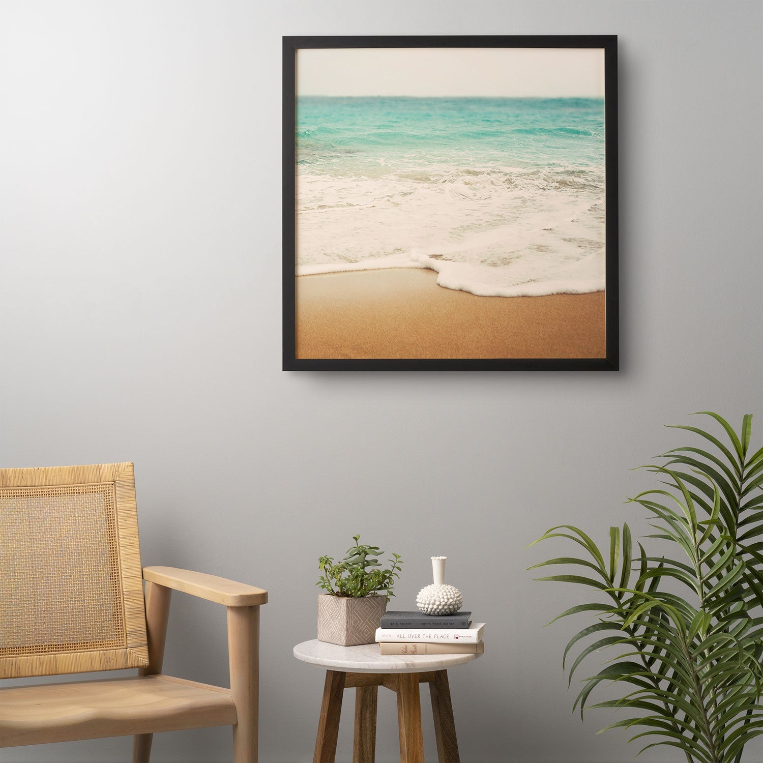Bree Madden Ombre Beach Framed Wall Art