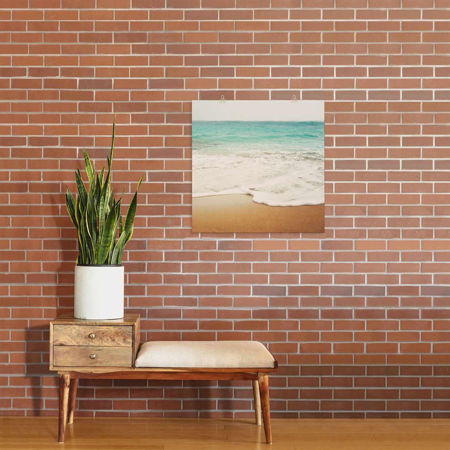 Bree Madden Ombre Beach Art Print