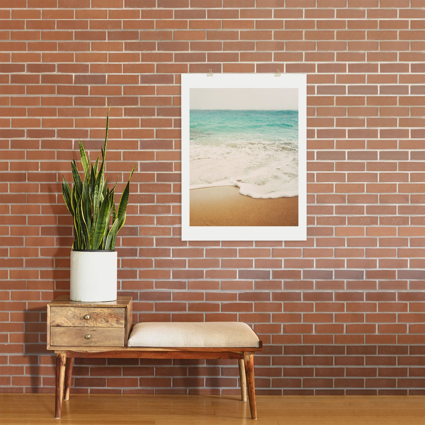 Bree Madden Ombre Beach Art Print