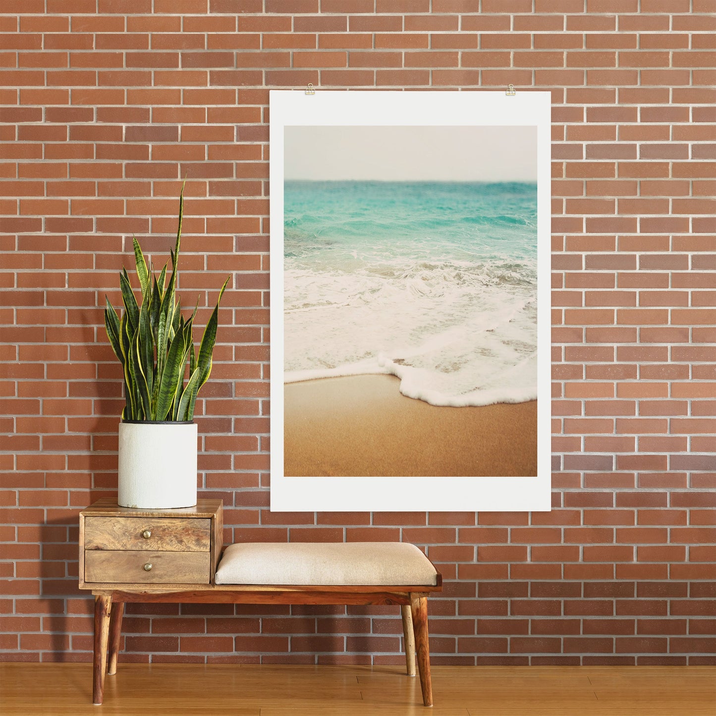 Bree Madden Ombre Beach Art Print