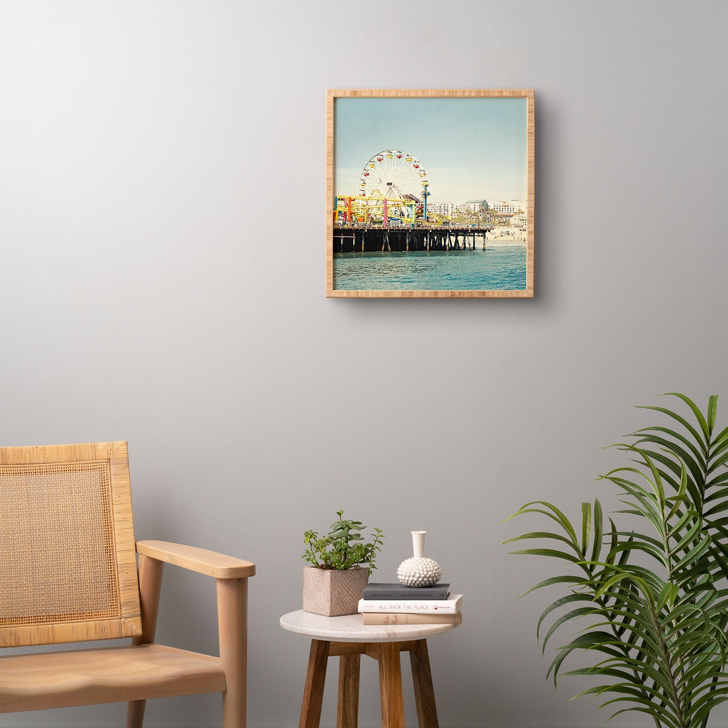 Bree Madden Pacific Wheel Framed Wall Art