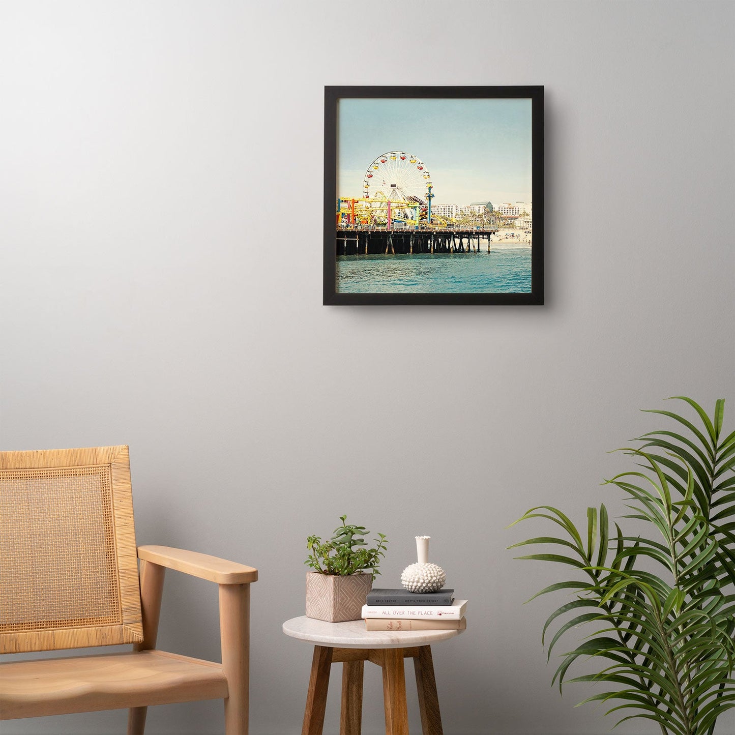 Bree Madden Pacific Wheel Framed Wall Art