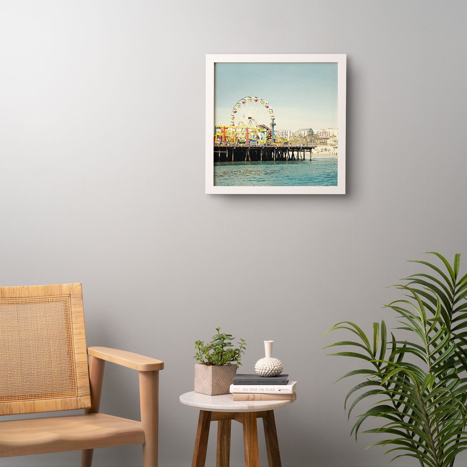 Bree Madden Pacific Wheel Framed Wall Art