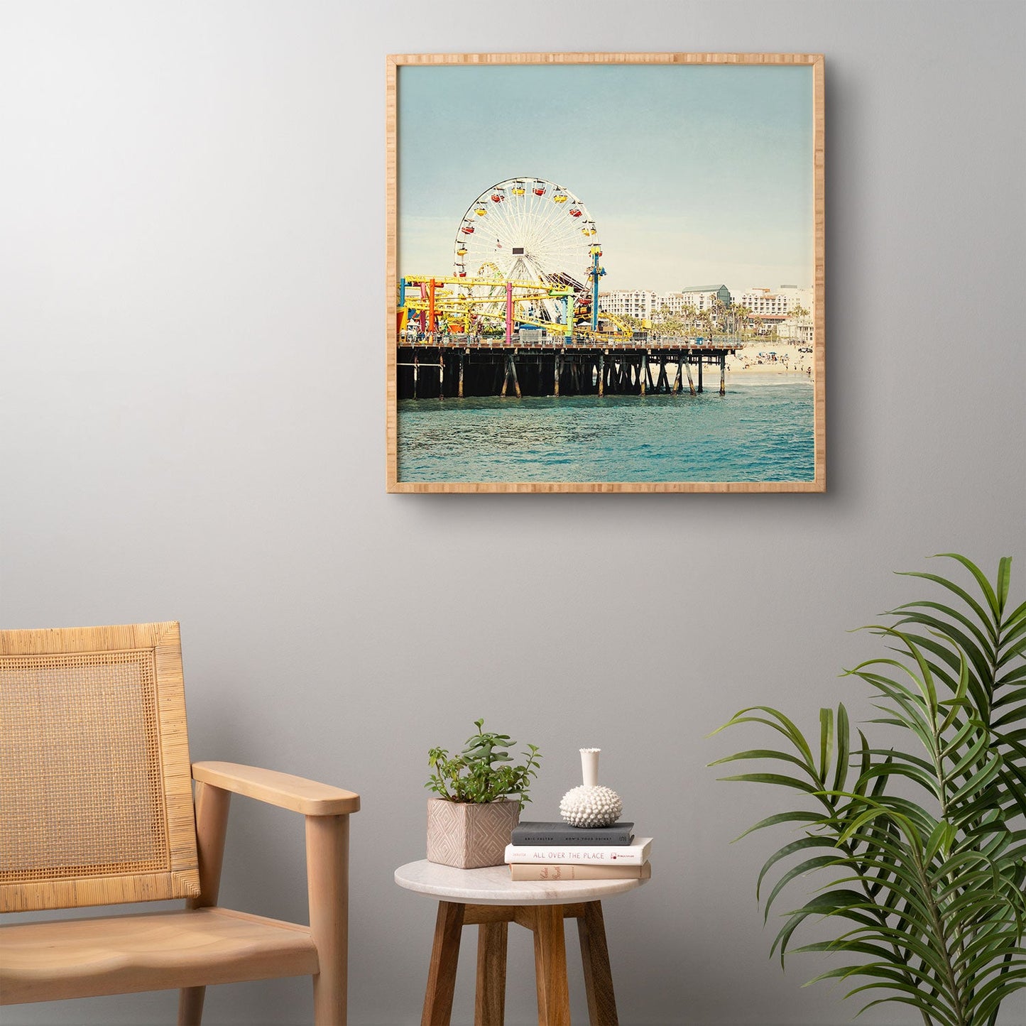 Bree Madden Pacific Wheel Framed Wall Art