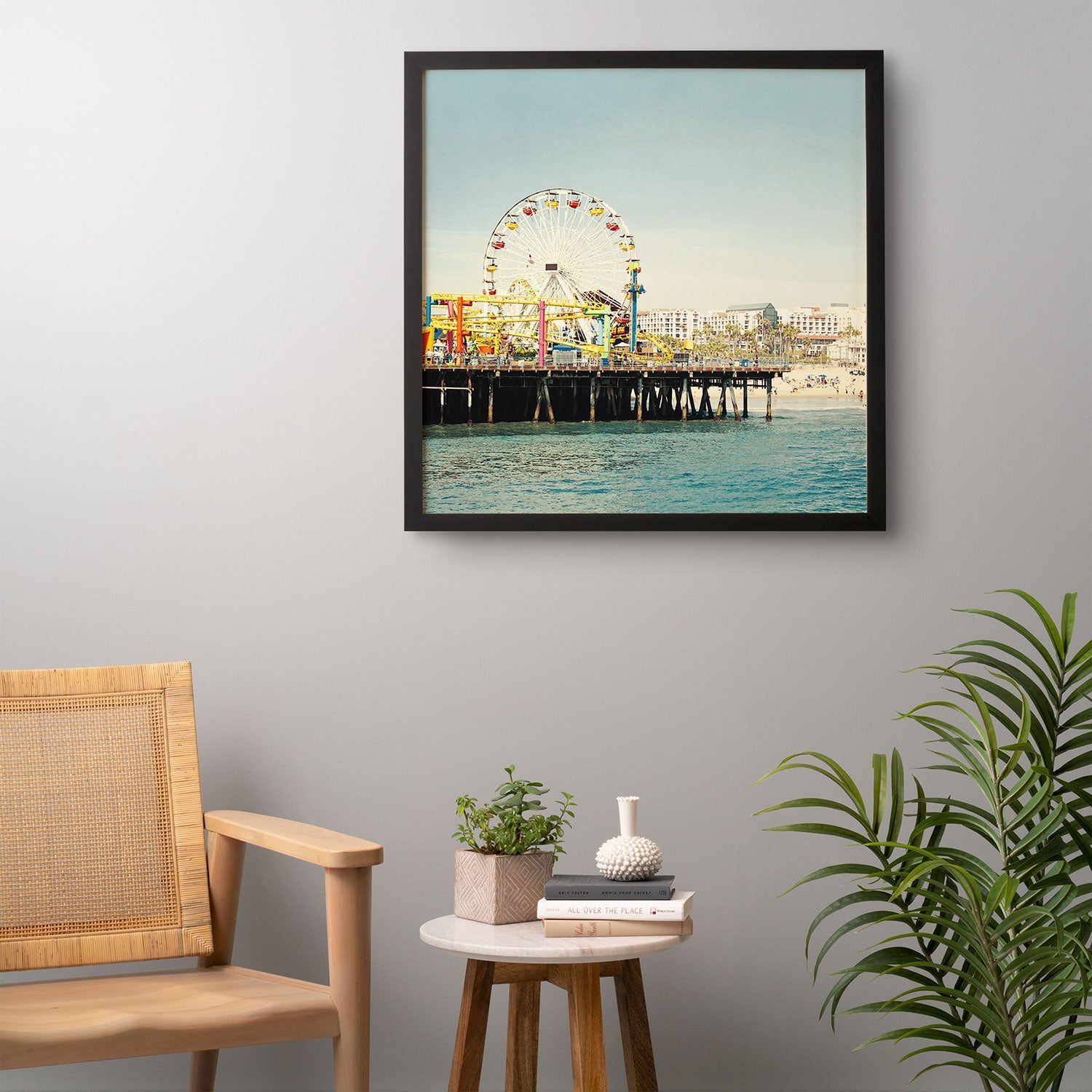 Bree Madden Pacific Wheel Framed Wall Art