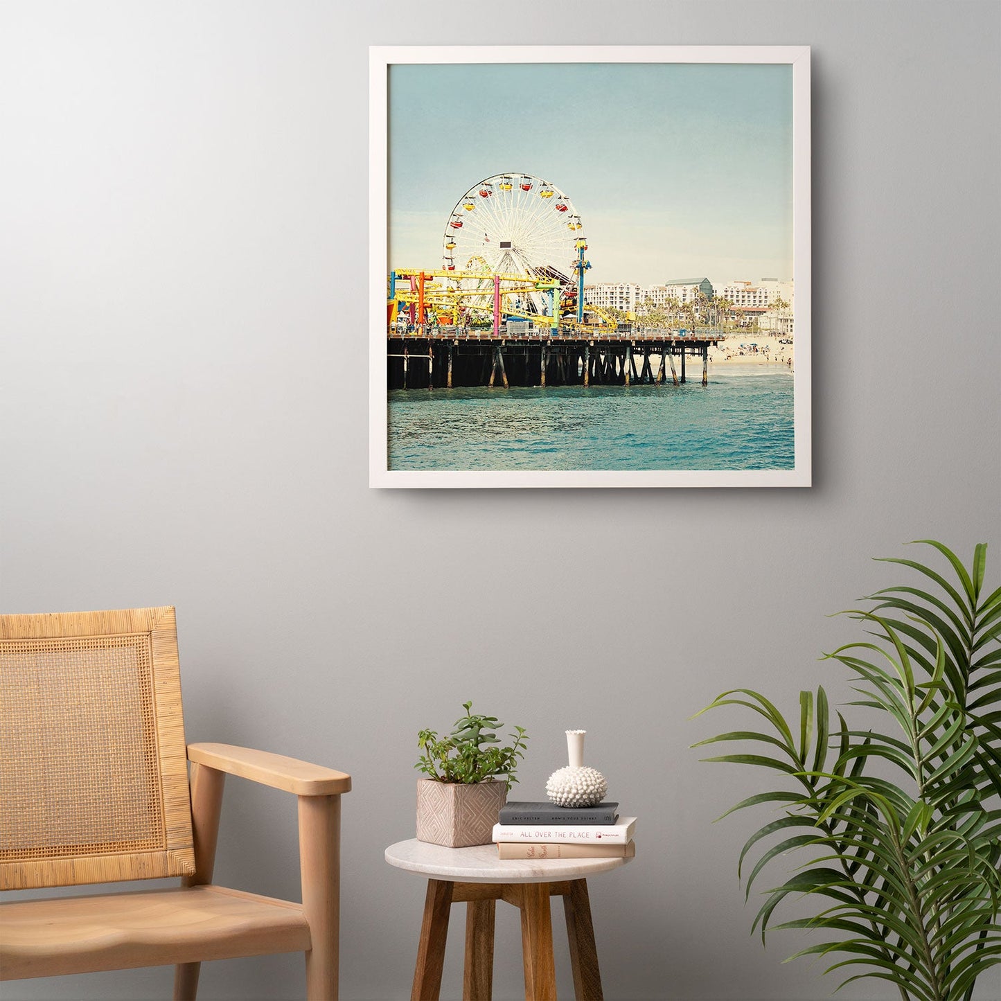 Bree Madden Pacific Wheel Framed Wall Art