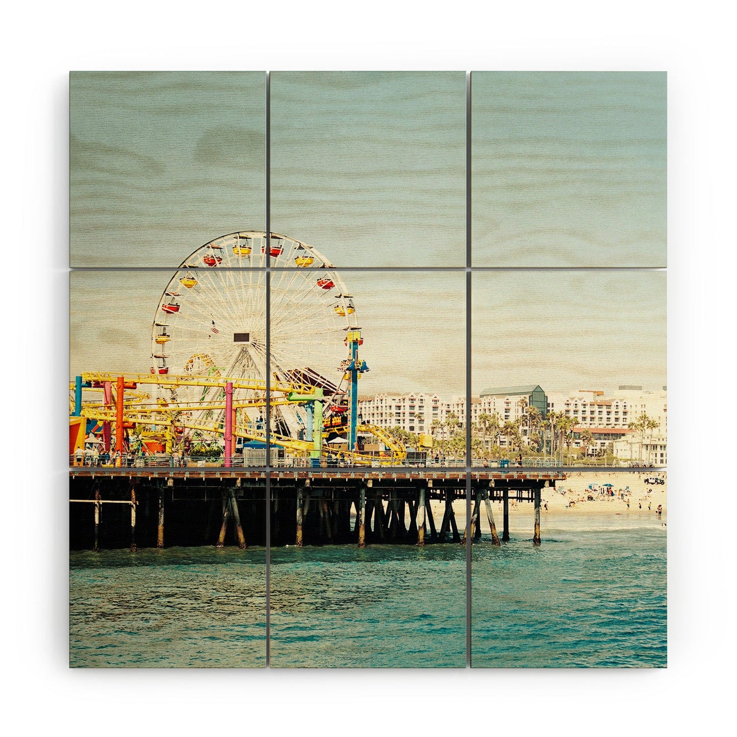 Bree Madden Pacific Wheel Wood Wall Mural