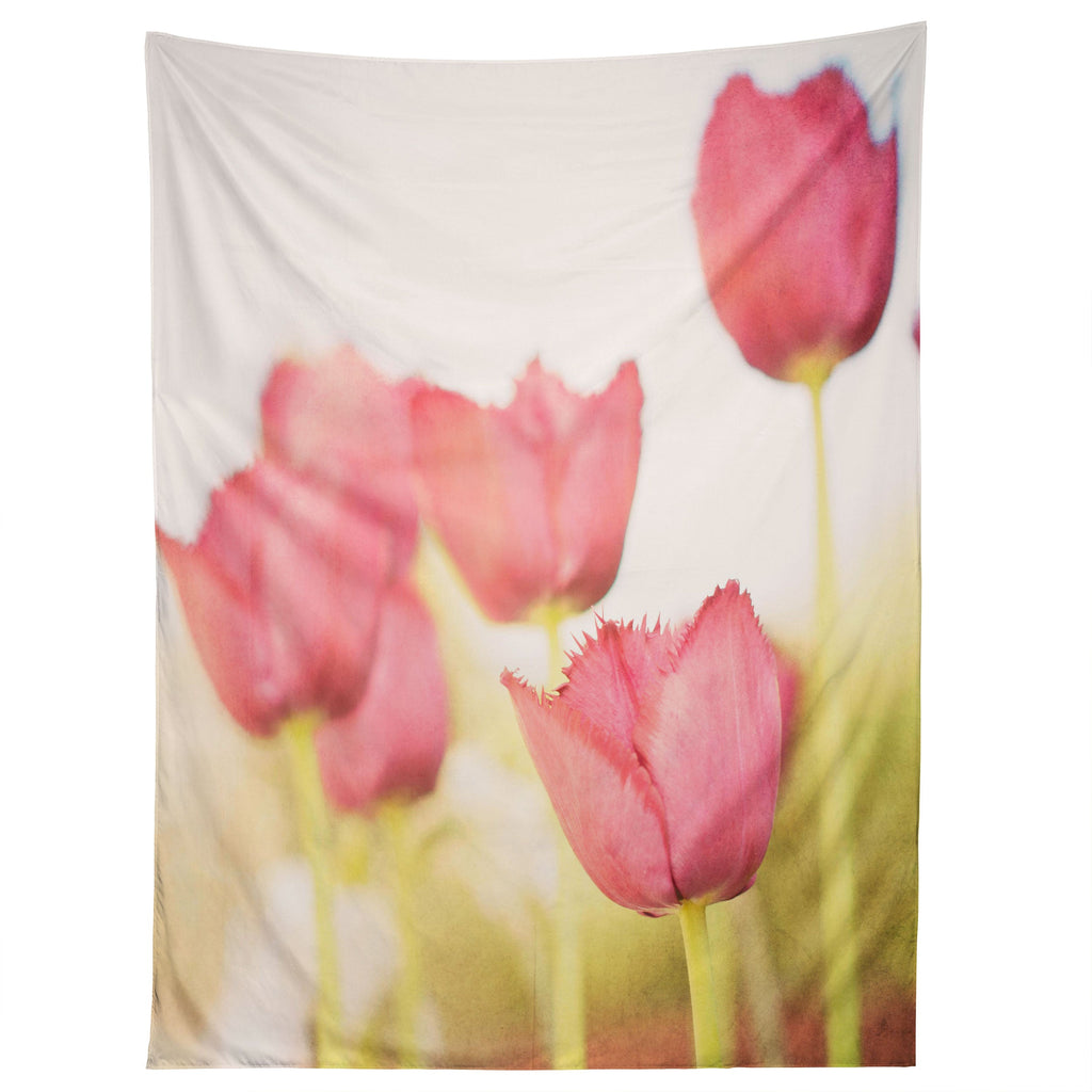 Bree Madden Pink Tulips Tapestry