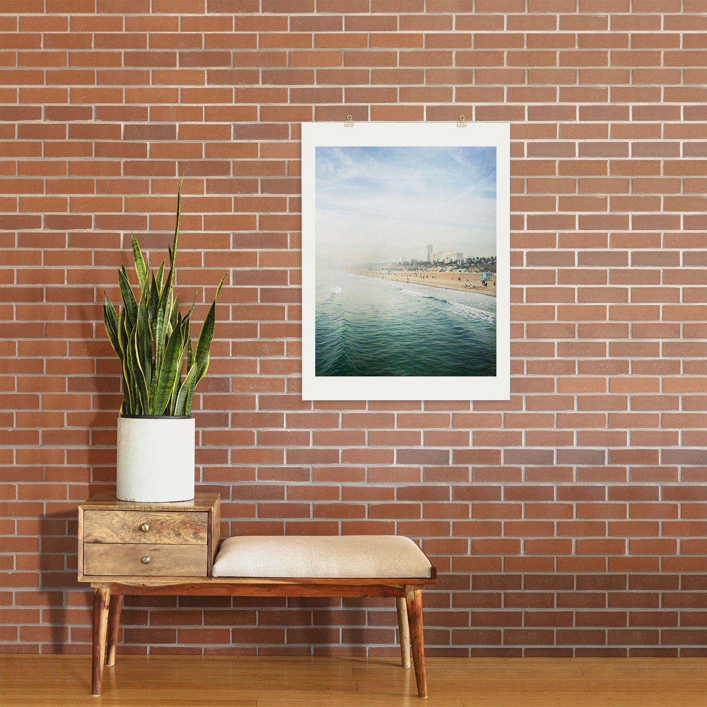Bree Madden Santa Monica Art Print