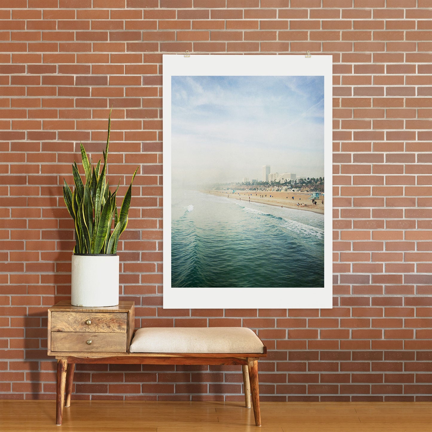 Bree Madden Santa Monica Art Print