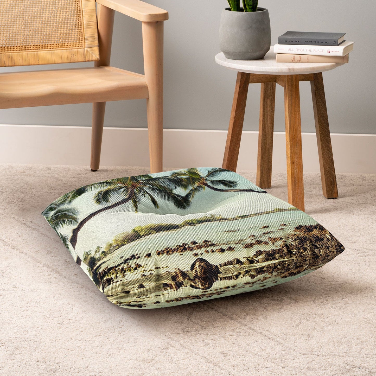 Bree Madden The Bay Floor Pillow Square