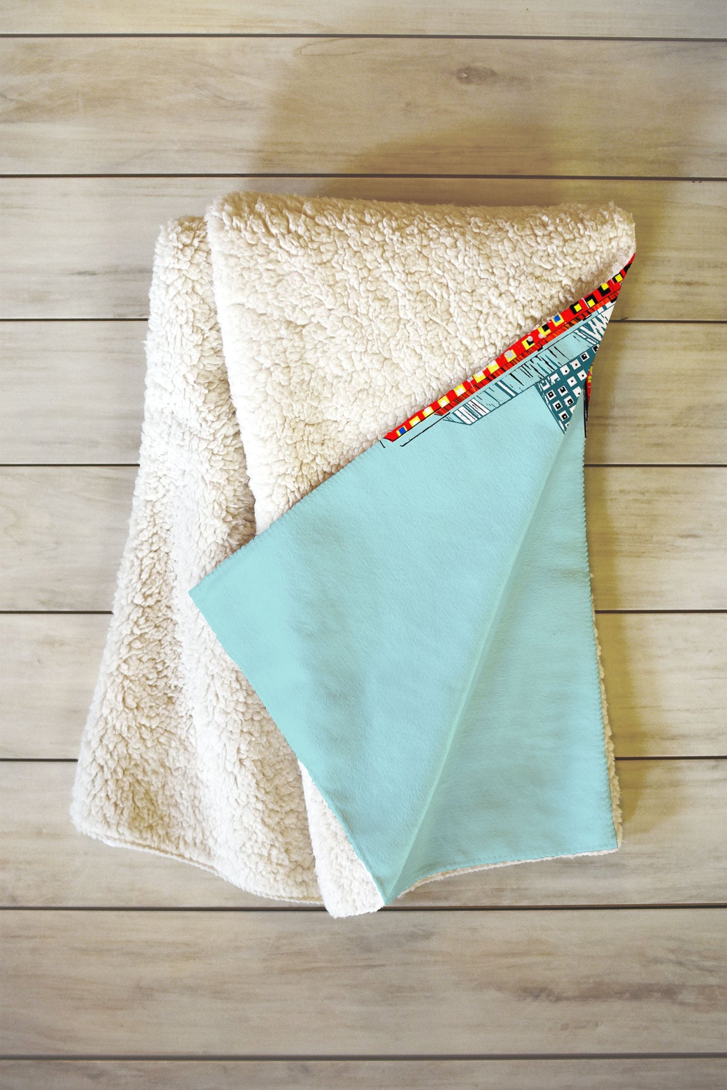 Brian Buckley New York Living Fleece Throw Blanket