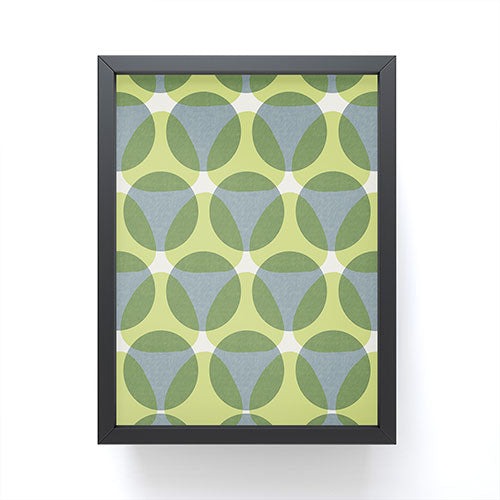 Marta Barragan Camarasa Stylish Retro Circle Framed Mini Art Print