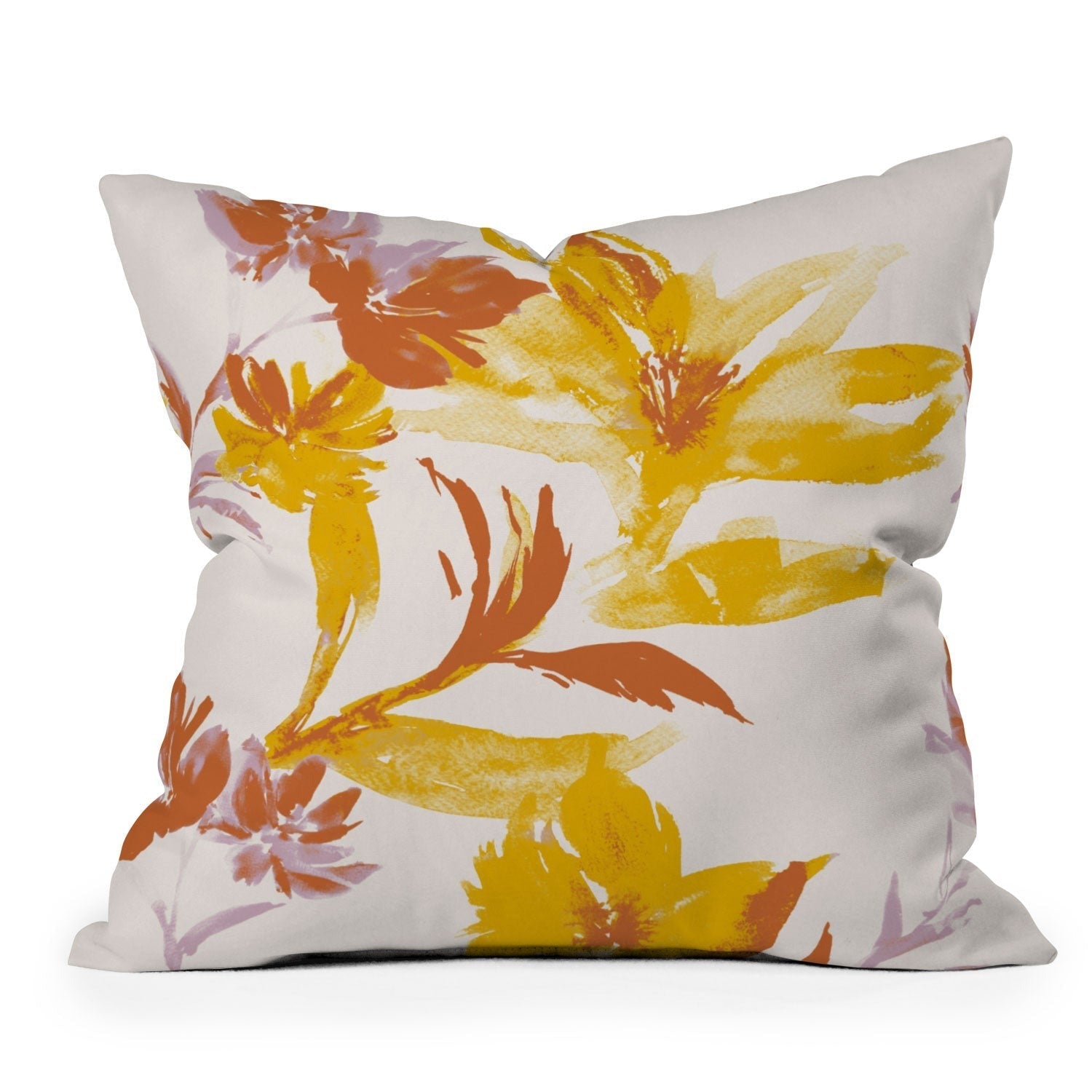 Gabriela Fuente Emma Floral Classic Outdoor Throw Pillow