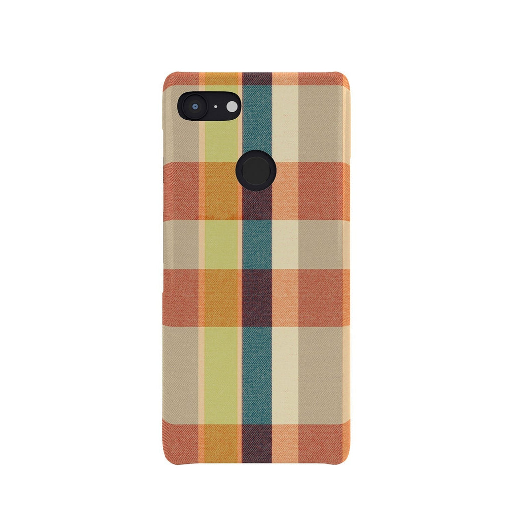 Marta Barragan Camarasa Retro Picnic Plaid Warm Tones Phone Case