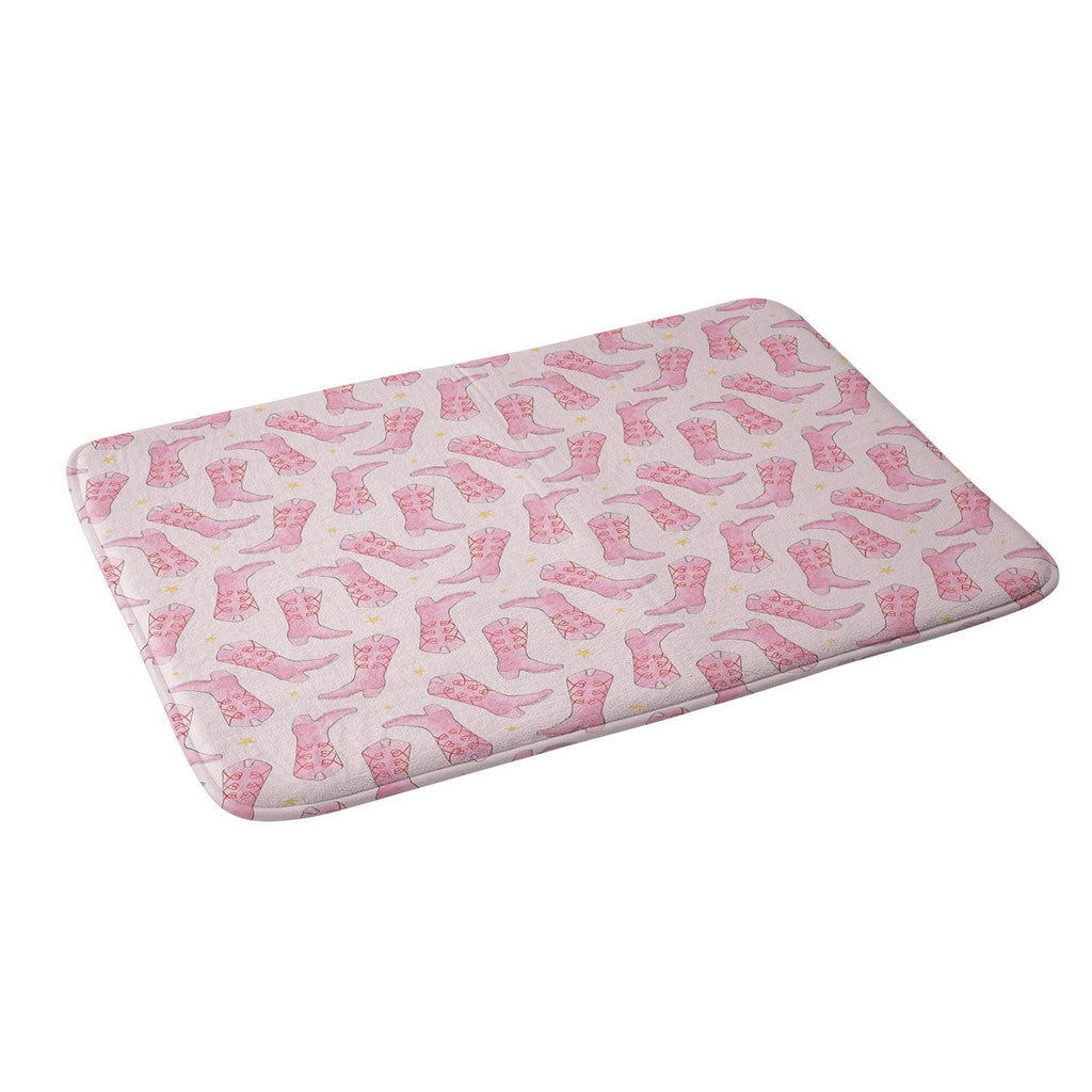 Love_Ryming Stars and Boots Memory Foam Bath Mat