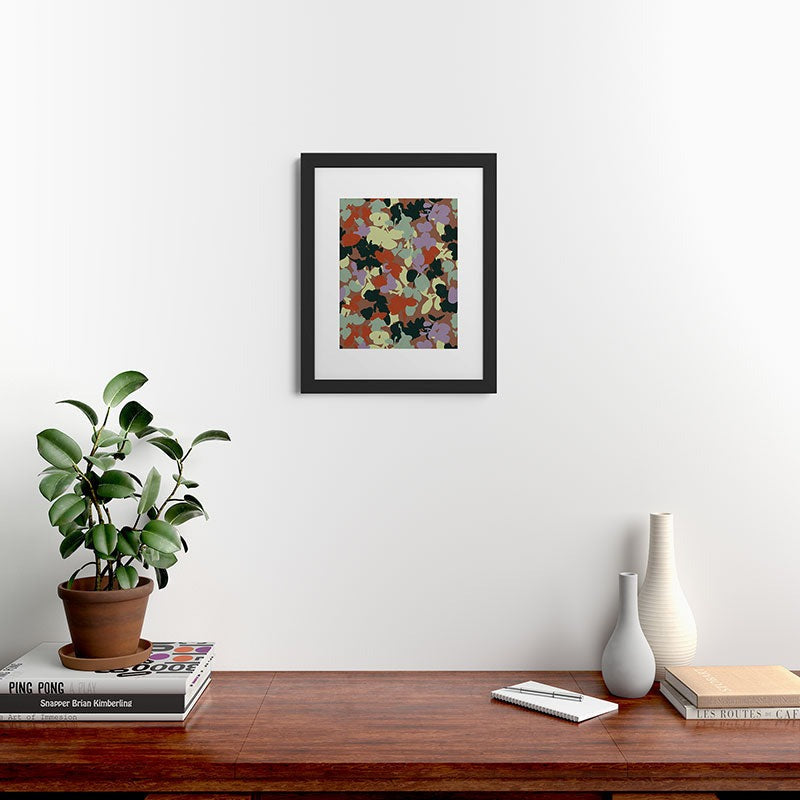 Marta Barragan Camarasa Retro Bloom Medley Framed Art Print