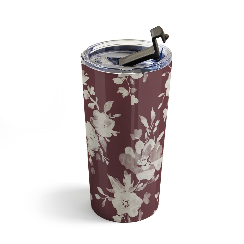 Marta Barragan Camarasa Antique Petal Romance Travel Mug