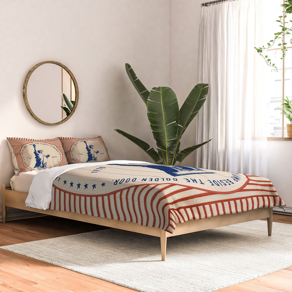 DENY Designs Life Liberty Comforter